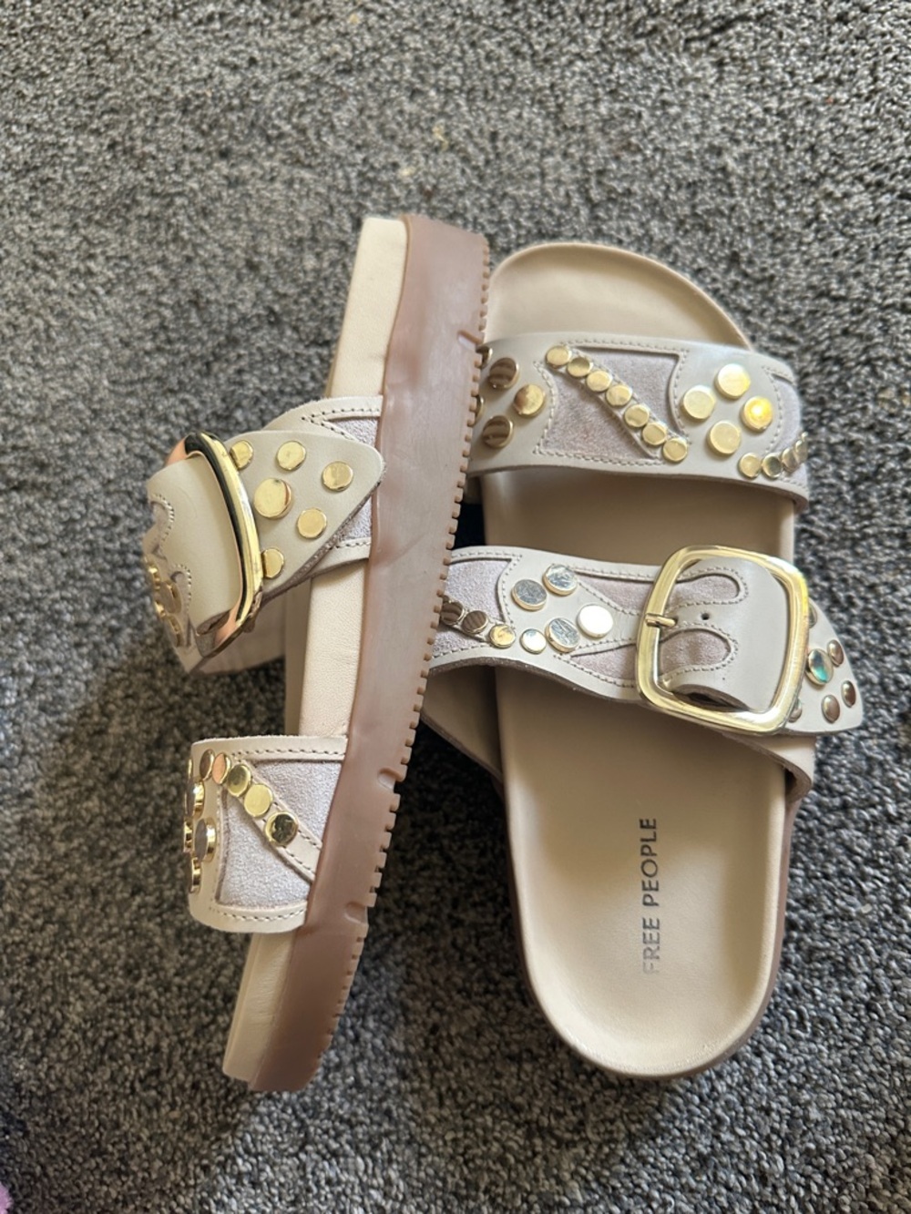 Free People Revelry Studded Sandals. Sz 6 - Picture 11 of 15